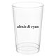 Always Flaunt Your Names Clear Plastic Cups Image 3 of 3