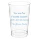 Any Imprint Wanted Clear Plastic Cups Image 1 of 3