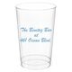 Any Text You Want Clear Plastic Cups Image 1 of 7