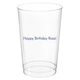 Any Text You Want Clear Plastic Cups Image 3 of 7