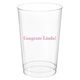Any Text You Want Clear Plastic Cups Image 5 of 7