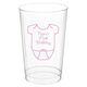 Baby Onesie Clear Plastic Cups Image 2 of 2