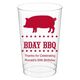 BBQ Pig Clear Plastic Cups Image 2 of 3
