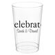 Big Word Celebrate Clear Plastic Cups Image 1 of 5