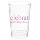 Big Word Celebrate Clear Plastic Cups Image 3 of 5