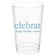 Big Word Celebrate Clear Plastic Cups Image 4 of 5