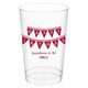 Birthday Banner Clear Plastic Cups Image 2 of 2