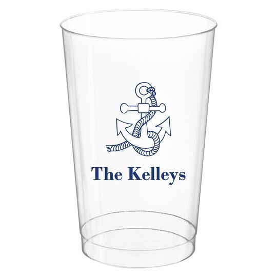 Boat Anchor Clear Plastic Cups