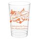 Bridal Shower Ribbon Clear Plastic Cups Image 1 of 2