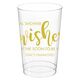 Bridal Shower Wishes Clear Plastic Cups Image 2 of 2