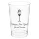 Bubbly Champagne Clear Plastic Cups Image 2 of 5