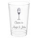 Bubbly Champagne Clear Plastic Cups Image 1 of 5