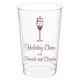 Bubbly Champagne Clear Plastic Cups Image 4 of 5