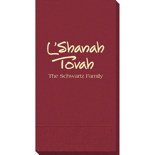 Studio L'Shanah Tovah Guest Towels