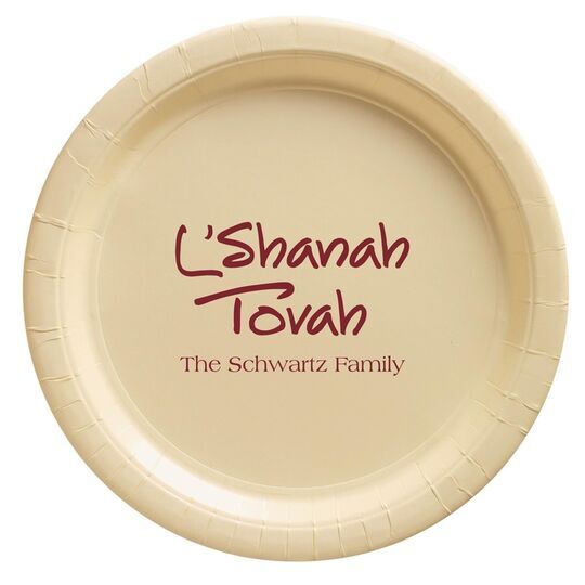 Studio L'Shanah Tovah Paper Plates