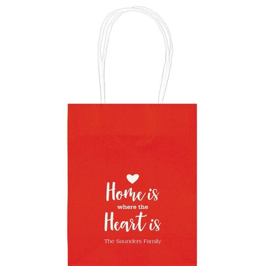 Home Is Where The Heart Is Mini Twisted Handled Bags