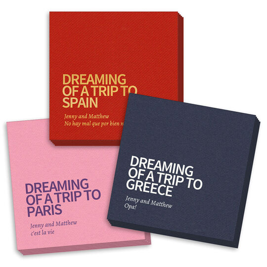 Vacation Dreams Linen Like Napkins