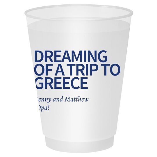 Vacation Dreams Shatterproof Cups