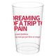 Vacation Dreams Clear Plastic Cups Image 3 of 4