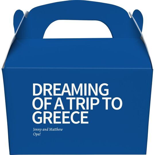 Vacation Dreams Gable Favor Boxes,Vacation Dreams Gable Favor Boxes