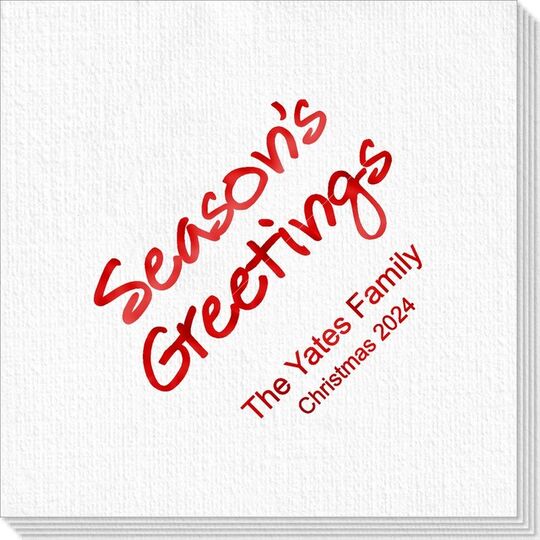 Studio Season's Greetings Deville Napkins