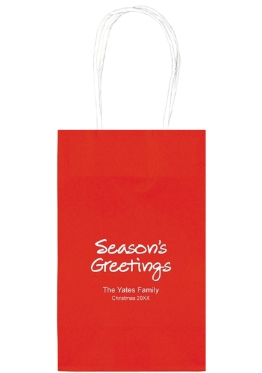 Studio Season's Greetings Medium Twisted Handled Bags
