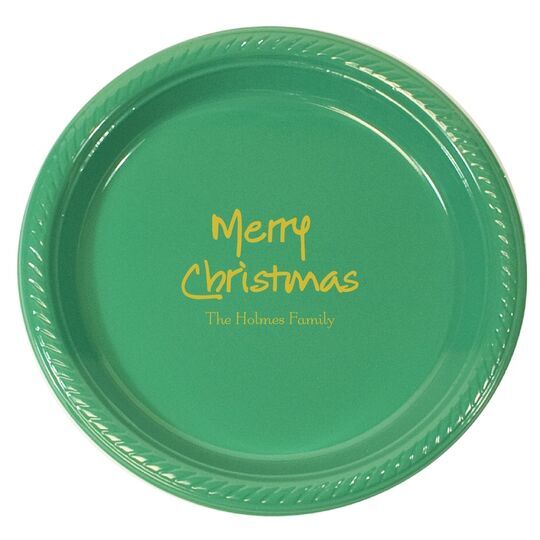 Studio Merry Christmas Plastic Plates