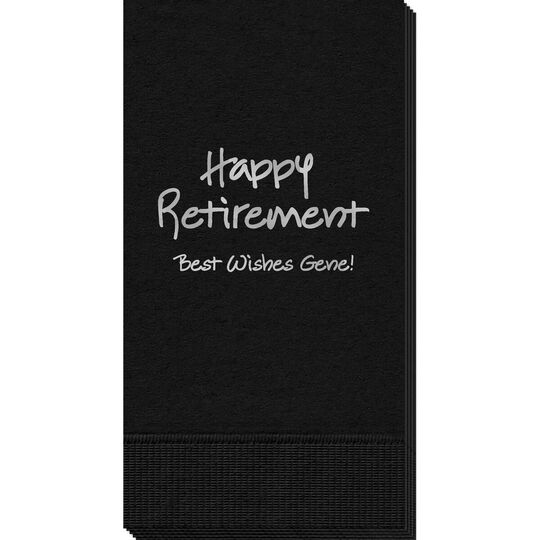 Studio Happy Retirement Guest Towels