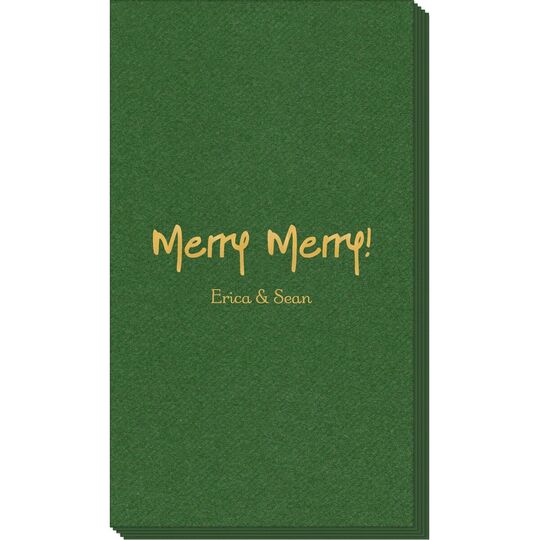 Studio Merry Merry Linen Like Guest Towels