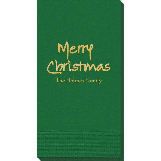 Studio Merry Christmas Guest Towels