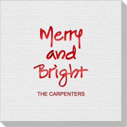 Studio Merry and Bright Linen Like Napkins