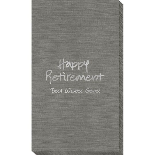 Studio Happy Retirement Bamboo Luxe Guest Towels