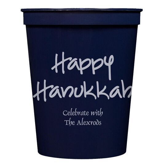 Studio Happy Hanukkah Stadium Cups