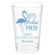 Let's Flockin' Party Clear Plastic Cups Image 1 of 3