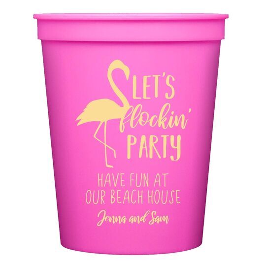 Let's Flockin' Party Stadium Cups