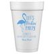 Let's Flockin' Party Styrofoam Cups Image 1 of 3