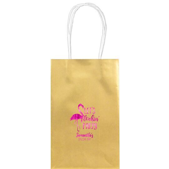Let's Flockin' Party Medium Twisted Handled Bags