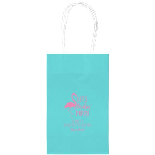 Let's Flockin' Party Medium Twisted Handled Bags