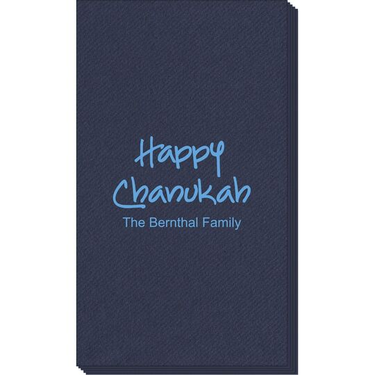 Studio Happy Chanukah Linen Like Guest Towels