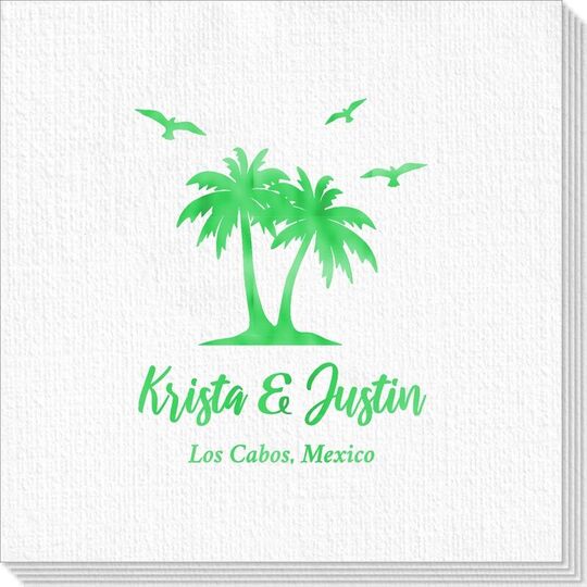 Palm Tree Island Deville Napkins