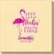 Let's Flockin' Party Linen Like Napkins Image 3 of 3
