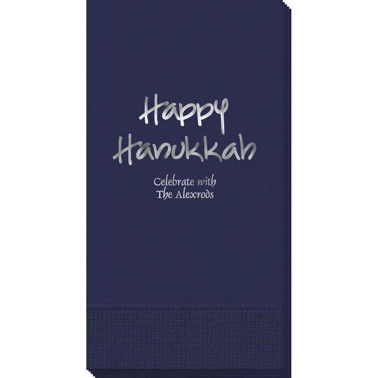 Studio Happy Hanukkah Guest Towels