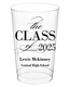 Classic Class of Graduation Clear Plastic Cups Image 3 of 3