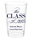 Classic Class of Graduation Clear Plastic Cups Image 2 of 3