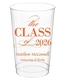 Classic Class of Graduation Clear Plastic Cups Image 1 of 3