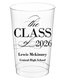 Classic Class of Graduation Clear Plastic Cups Image 3 of 3