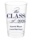 Classic Class of Graduation Clear Plastic Cups Image 2 of 3