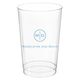 Circle Initials Clear Plastic Cups Image 1 of 4