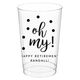 Confetti Dots Oh My Clear Plastic Cups Image 3 of 3