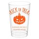 Trick or Treat Pumpkin Clear Plastic Cups Image 2 of 2
